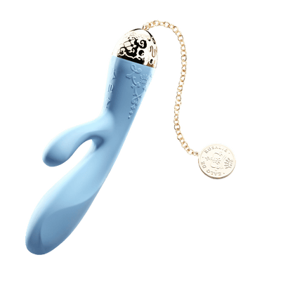 ZALO Rosalie Luxury Rabbit Vibrator Royal Blue - The Dildo Hub