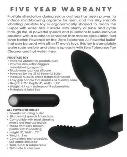 Zero Tolerance Eternal P-Spot - The Dildo Hub