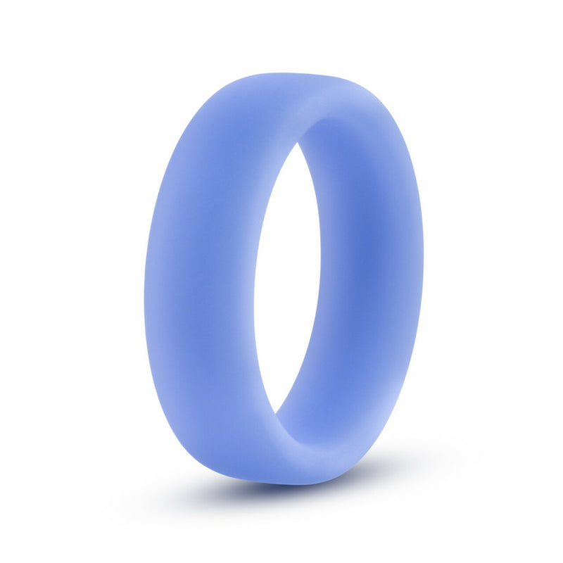 Performance - Silicone Glo Cock Ring - Blue Glow | Blush  from The Dildo Hub
